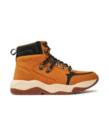 Botine dama,  22112, Piele ecologica, Maro