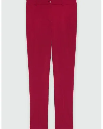 Pantaloni skinny 3/4, Rosu