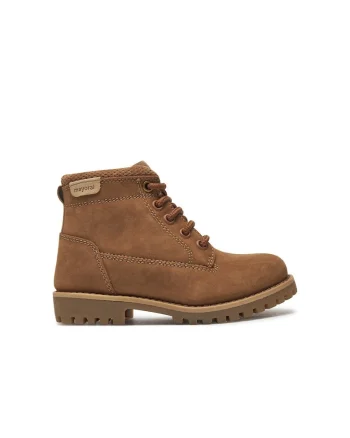 Ghete copii,  40274, Piele naturala, Maro