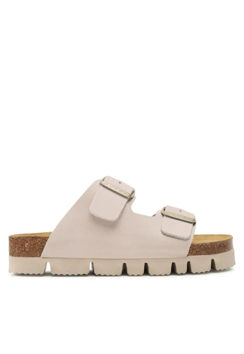 Sandale dama Brinkmann, 302052103, Piele naturala/Piele nabuc, Ecru