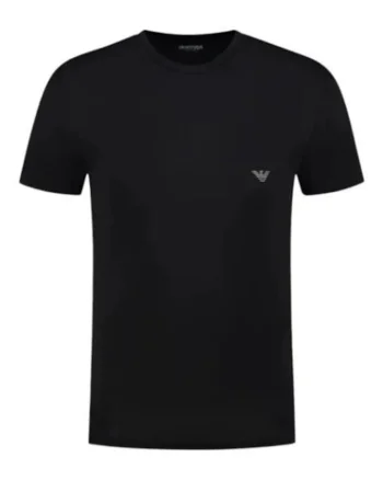 Tricou cu decolteu la baza gatului si logo discret,