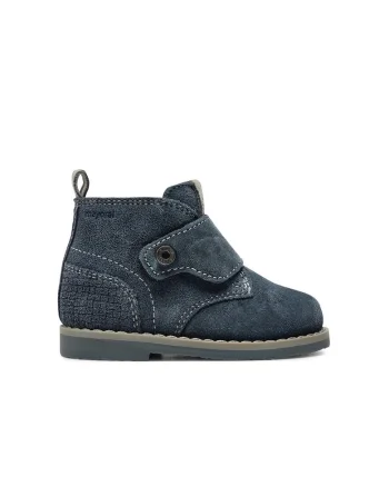 Ghete copii,  85674, Piele naturala, Bleumarin