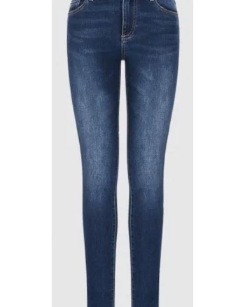 Blugi super skinny cu push-up