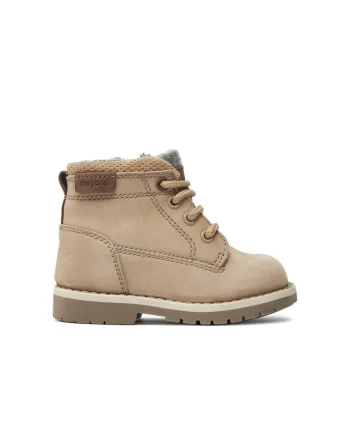 Ghete copii,  40106, Piele naturala, Bej