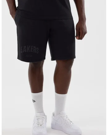 Pantaloni scurti cu logo Lakers, Bleumarin