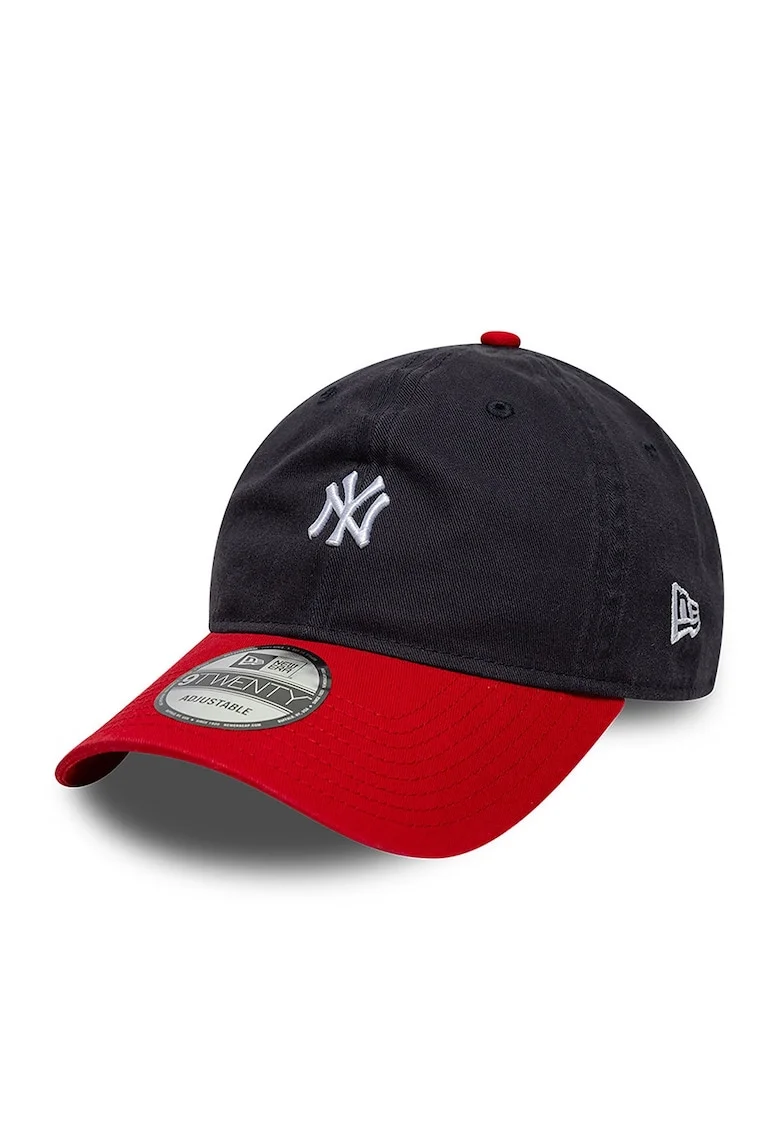 Sapca baseball cu logo discret 9Twenty NY Yankees, Rosu/Albastru ultramarin