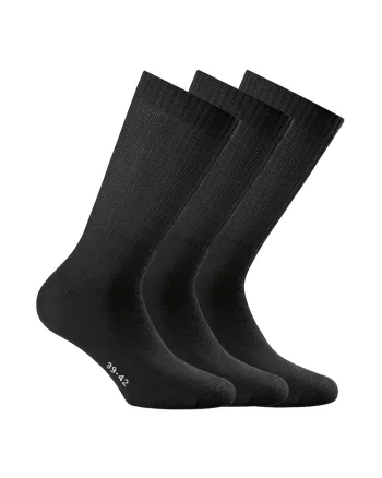 Set de sosete unisex lungi - 3 perechi, Negru
