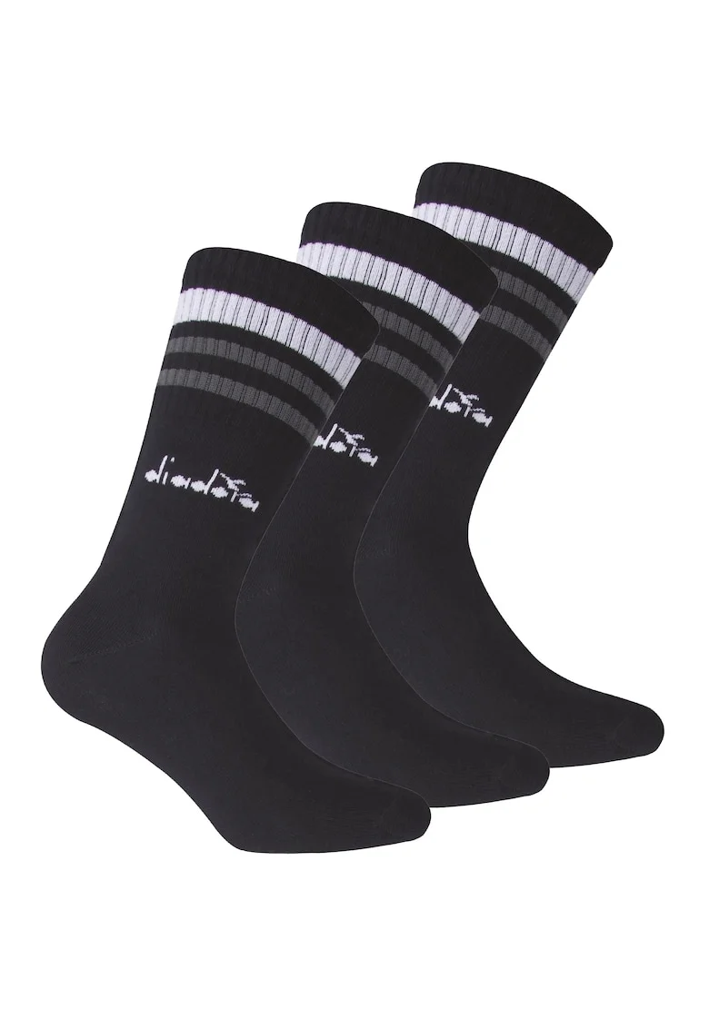 Set de sosete lungi unisex - 3 perechi, Albastru inchis