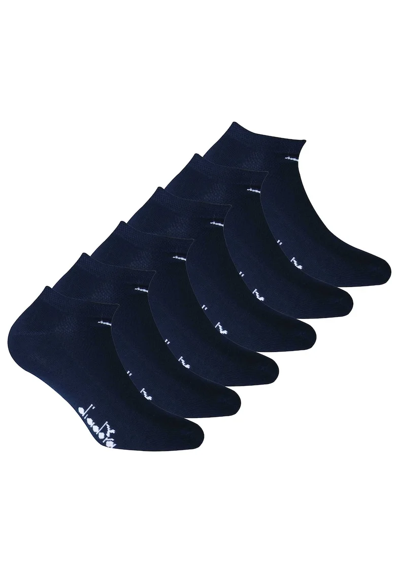 Set de sosete unisex pana la glezna - 6 perechi, Albastru inchis
