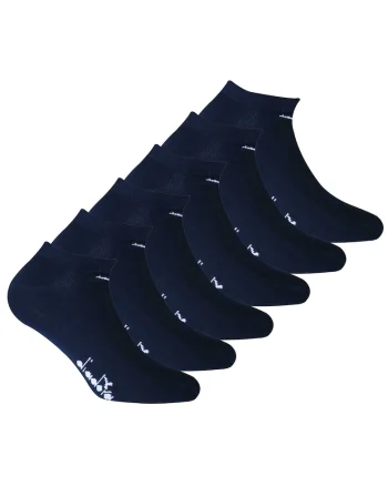 Set de sosete unisex pana la glezna - 6 perechi, Albastru inchis