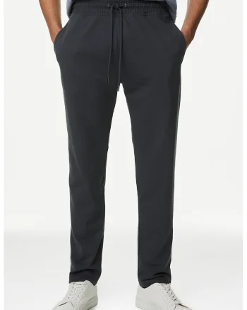Pantaloni de trening cu buzunare laterale, Gri antracit