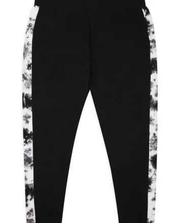 Pantaloni de trening cu talie elastica, Negru