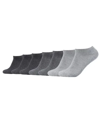 Set de sosete pana la glezna unisex - 7 perechi, Gri