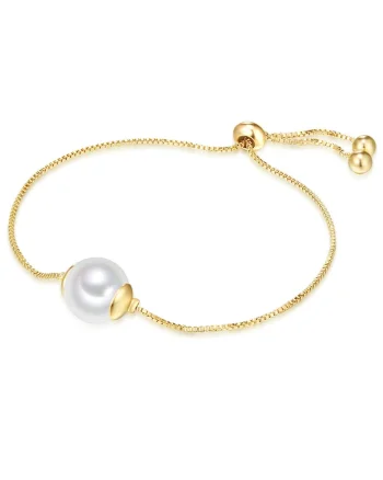 Bratara ajustabile placata cu aur de 14K, Auriu