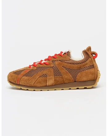 Pantofi sport Maribella din piele intoarsa, Maro