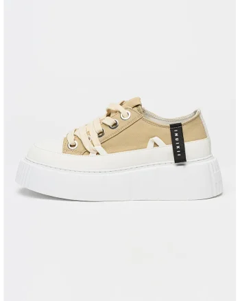 Tenisi low-cut cu talpa plata Matilda, Gri