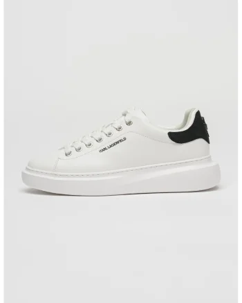 Pantofi sport de piele cu logo Kore, Alb arctic