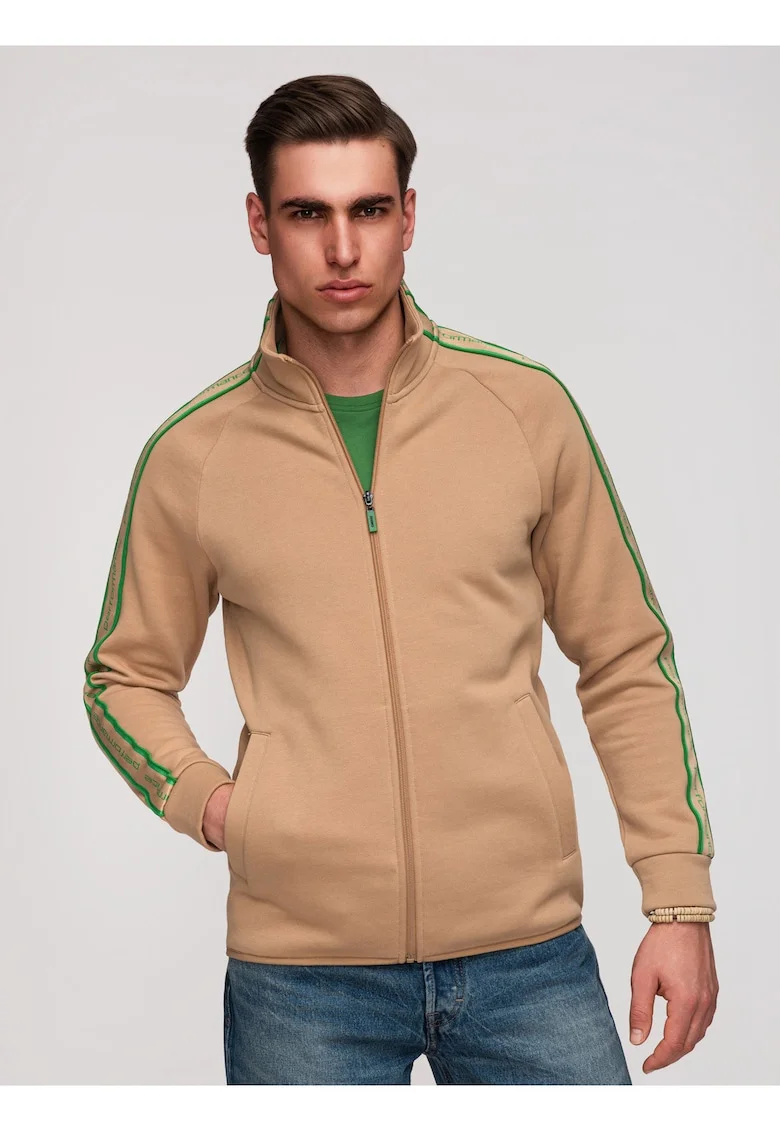 Bluza Barbati Sport, Bumbac si Poliester, Croiala Regular, Maro