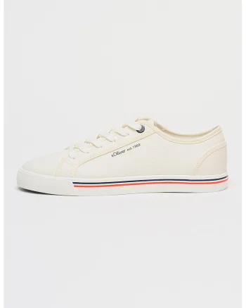 Tenisi canvas low-cut, Crem