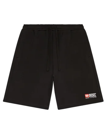 Bermude cu snur de ajustare Crown, Negru