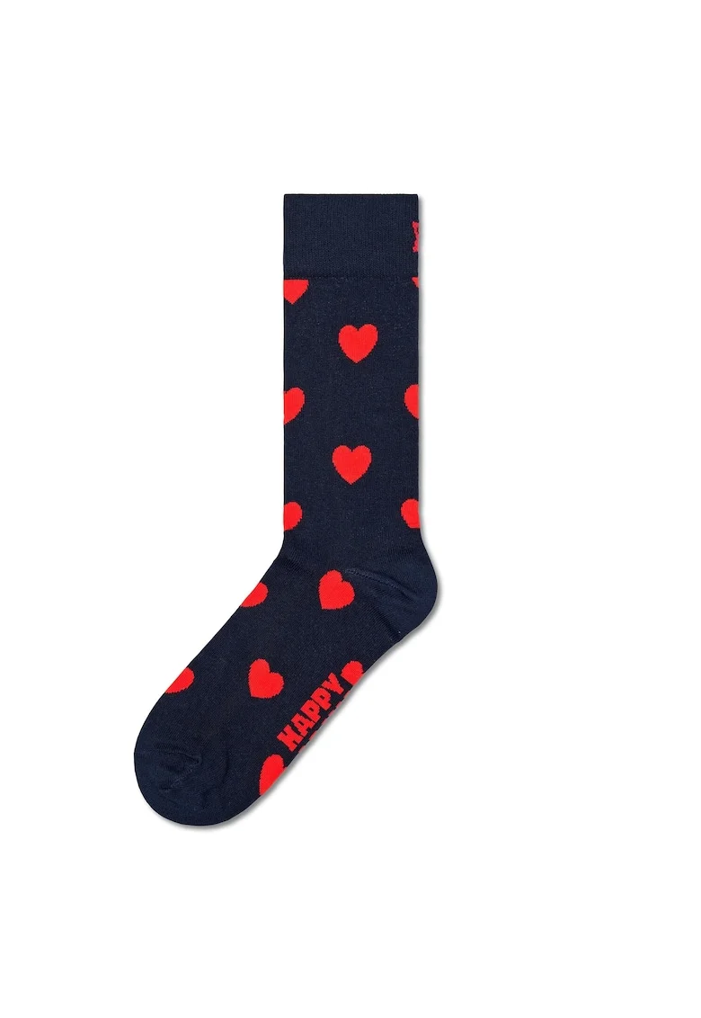 Sosete lungi unisex Valentine's Day, Bleumarin