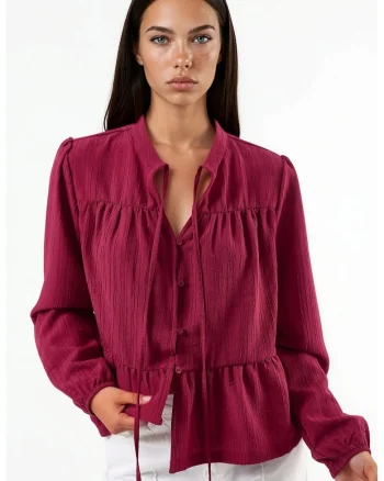 Bluza dama,  Bordeaux, Textil
