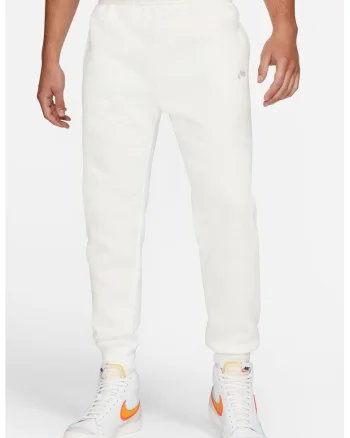 Pantaloni de trening cu buzunare laterale, Alb fildes