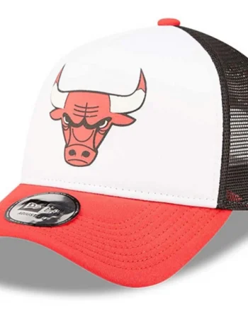 Sapca New Era NBA Trucker Chicago Bulls Whifdrfdr