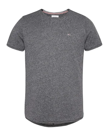 Tricou slim fit, Gri melange