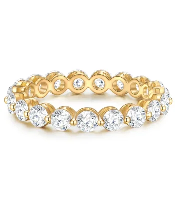 Inel de aur de 14K filat