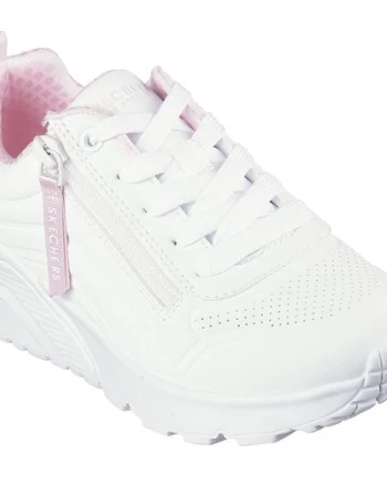Pantofi sport copii Skechers Uno Lite - Easy Zip 310387L-WHT