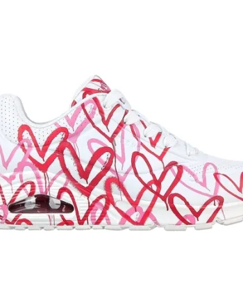 Pantofi sport femei Skechers Uno-spread The Love 155507-WRPK