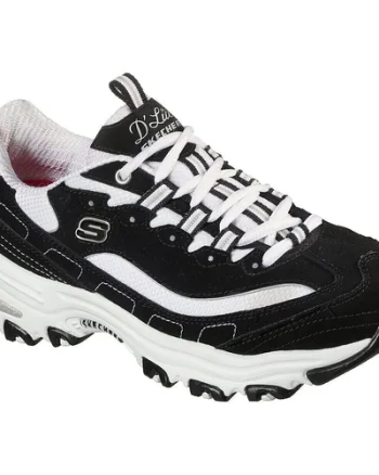 Pantofi sport femei Skechers DLites Biggest Fan 11930-BKW