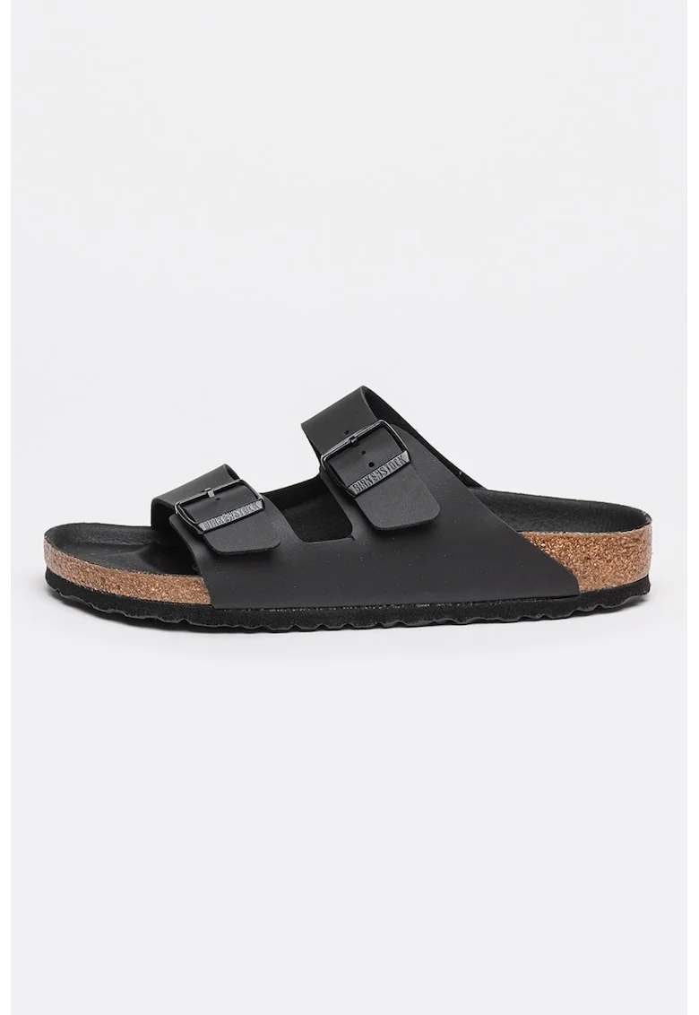 Papuci de piele Arizona, Negru