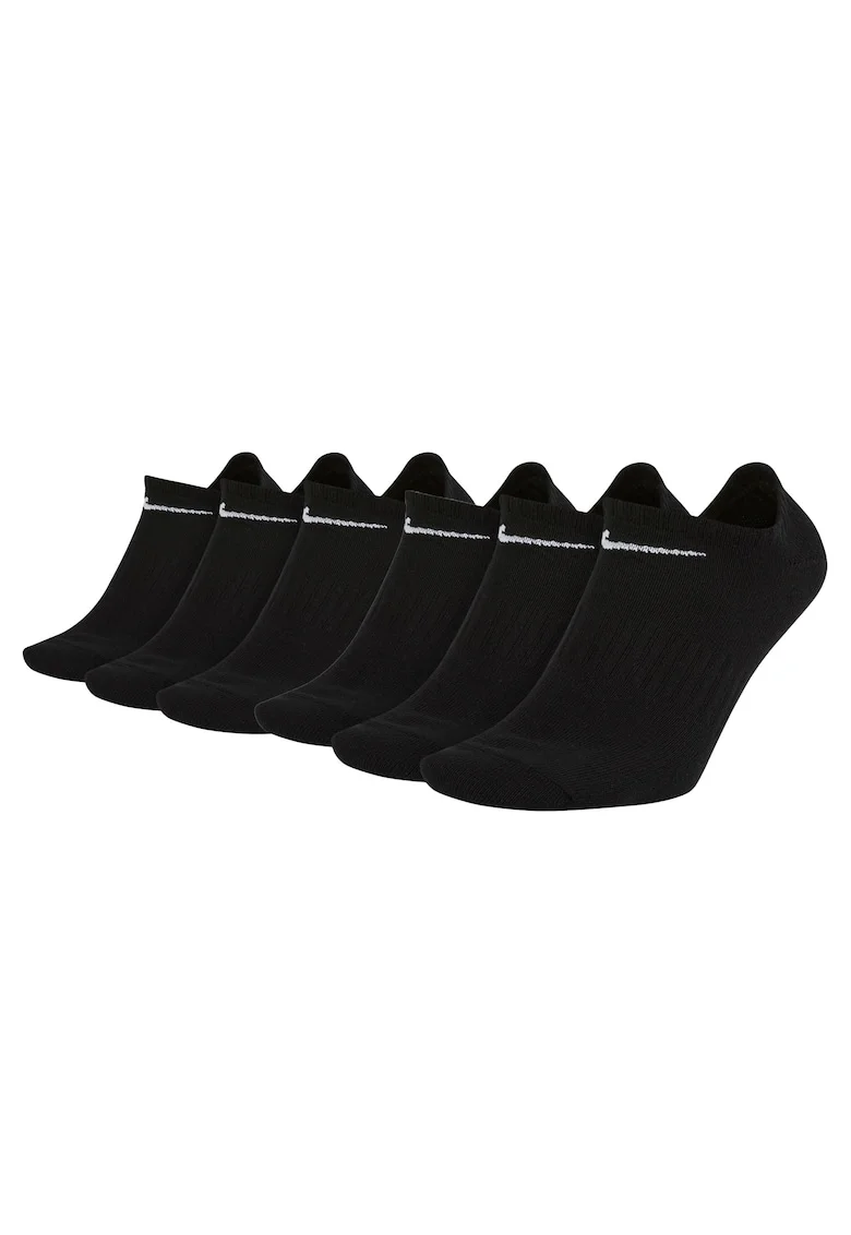 Set de sosete unisex pana la glezna - 6 perechi, Negru