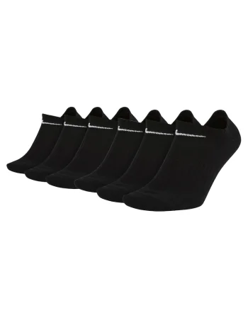 Set de sosete unisex pana la glezna - 6 perechi, Negru