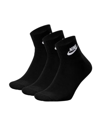 Set de sosete scurte unisex, 3 perechi, Negru