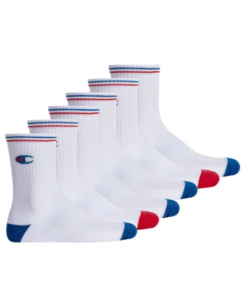 Set de sosete scurte unisex cu model - 3 perechi, Alb