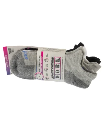 Set sosete dama,  3pk Work Lowcut Womens Socks S119052-GRBK, Gri, 35-39,5; 3buc
