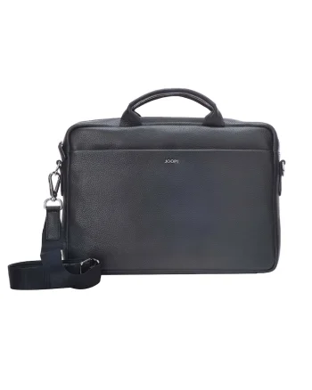 Geanta messenger din piele Cardona Pandion 20429, Negru