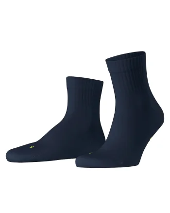 Sosete scurte unisex cu model uni, Albastru inchis