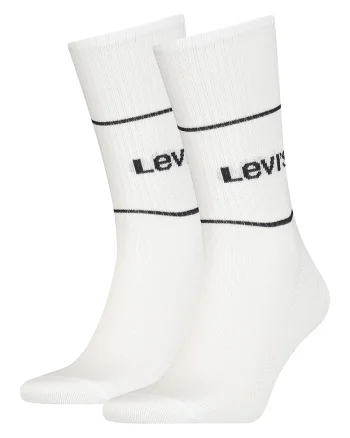 Set de sosete lungi unisex - 2 perechi, Alb