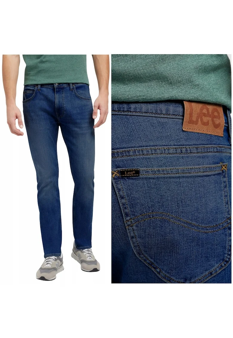 Pantaloni  Rider Slim, denim albastru închis, Albastru