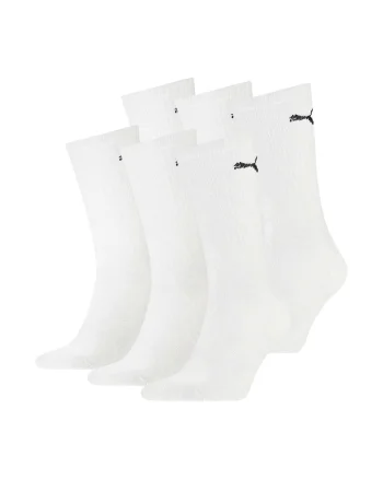 Set de sosete lungi unisex - 6 perechi, Alb