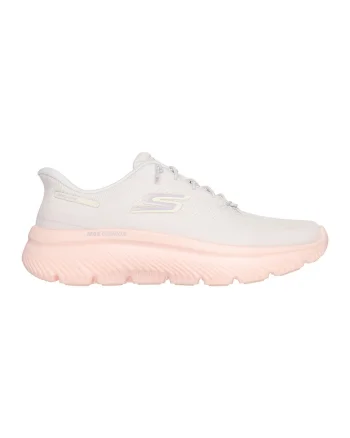 Pantofi sport Go Walk Flex Serenity, Roz pastel/Crem