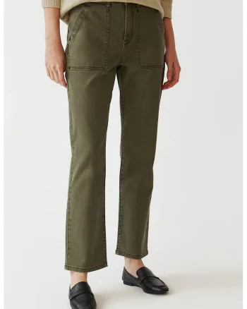 PAntaloni cro conici Mero, Verde feriga