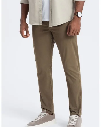 Pantaloni cu talie medie, Kaki