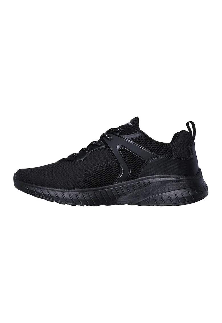 Pantofi sport de plasa cu garnituri din material sintetic Bobs Squad Chaos, Negru