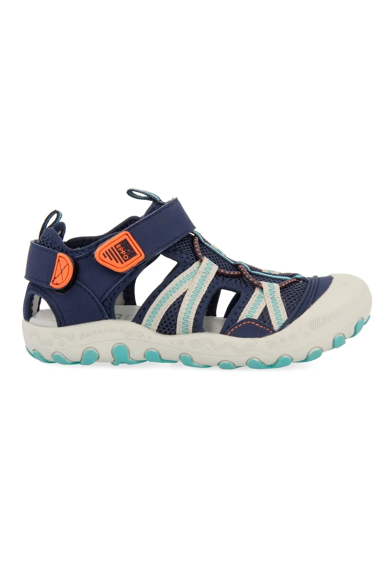 Sandale cu detalii contrastante DEINZE 27707, Bleumarin