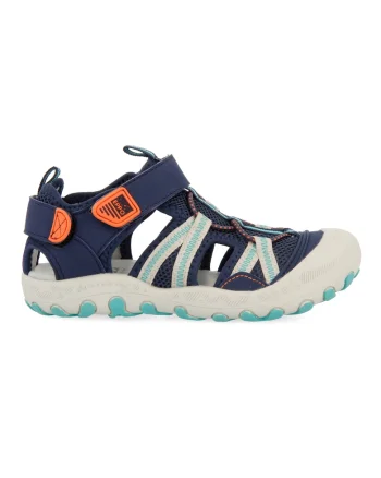 Sandale cu detalii contrastante DEINZE 27707, Bleumarin